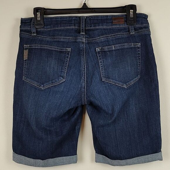 Paige Denim Co Bermuda 9" Shorts Dark Wash Size 28 - Picture 7 of 10